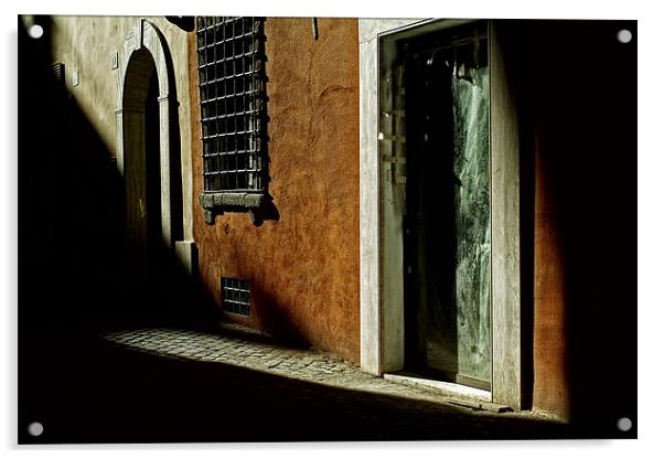 Morning light in Rome Acrylic by Luigi Scuderi