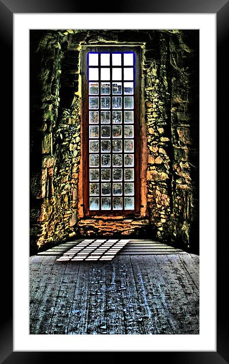 The window, Framed Mounted Print by Tommy Reilly