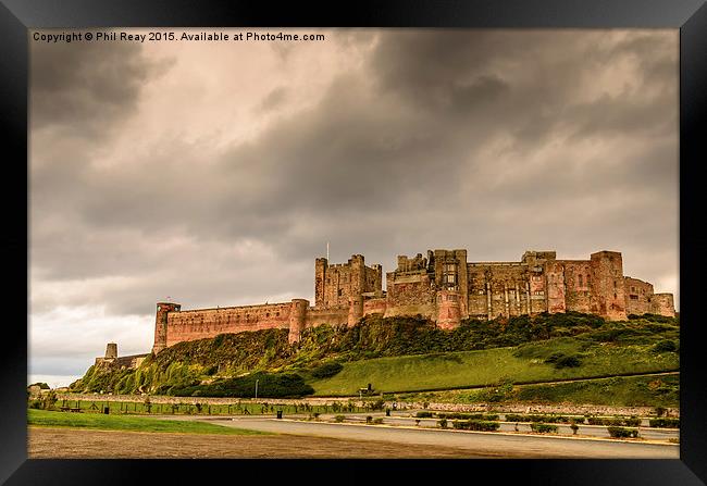  Bamburgh Castle Framed Print by Phil Reay