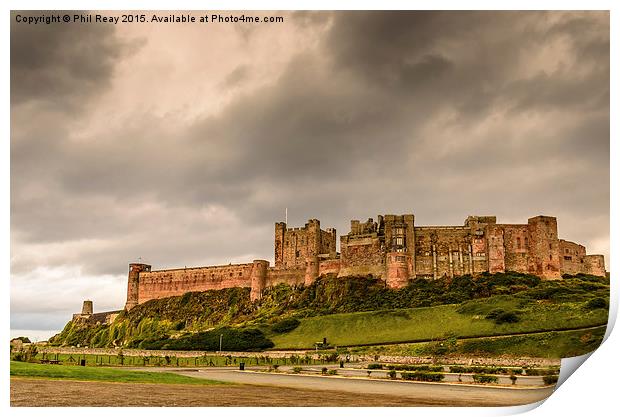  Bamburgh Castle Print by Phil Reay