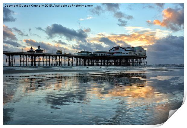  North Pier, Blackpool Print by Jason Connolly