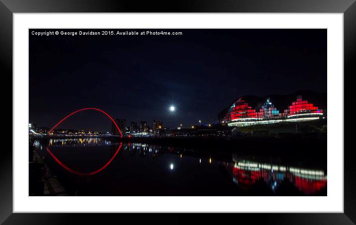 Red Red Red Framed Mounted Print by George Davidson