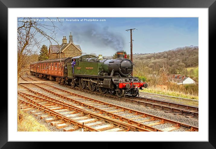 5164 Leaving Highley Framed Mounted Print by Paul Williams