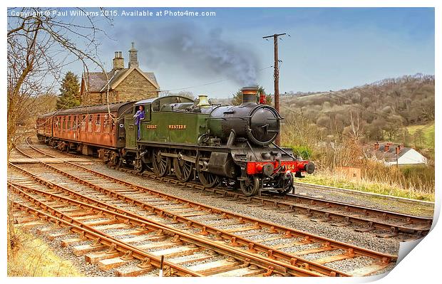 5164 Leaving Highley Print by Paul Williams