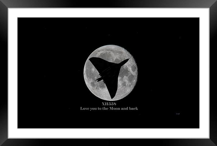  Love you to the Moon and back Framed Mounted Print by Stephen Ward