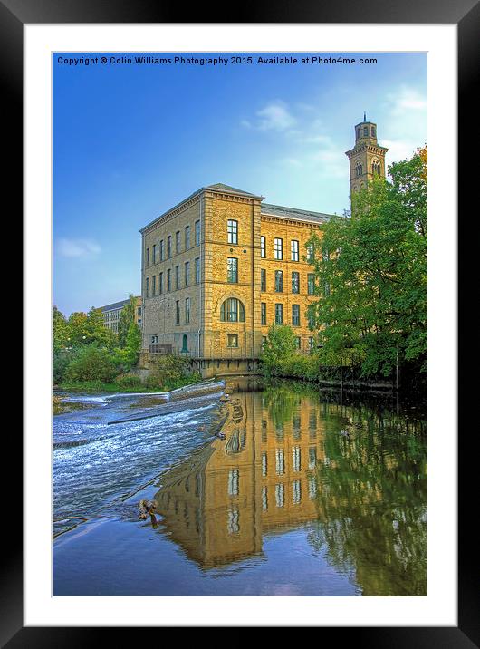  Salts Mill 2 Framed Mounted Print by Colin Williams Photography