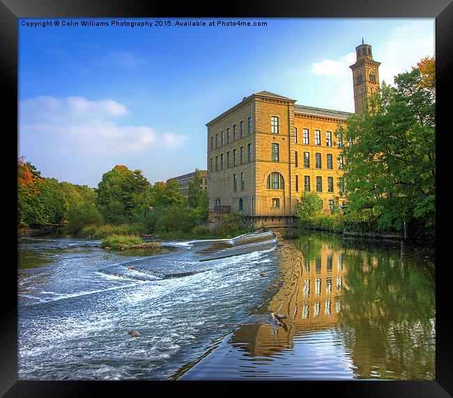  Salts Mill 3 Framed Print by Colin Williams Photography