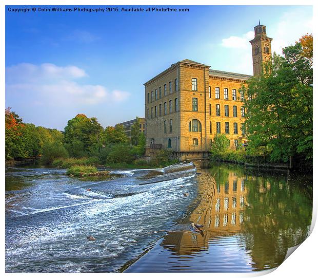  Salts Mill 3 Print by Colin Williams Photography