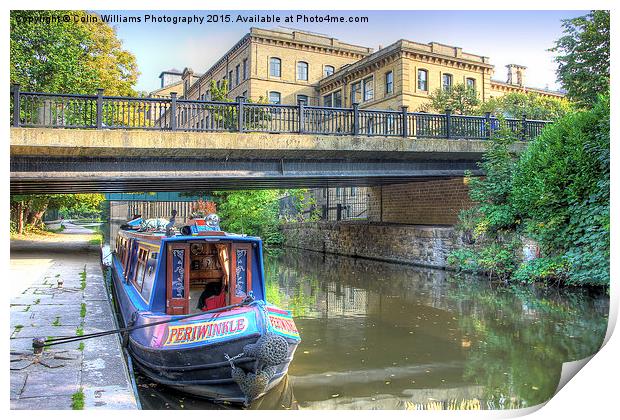   Salts Mill and The Canal Print by Colin Williams Photography