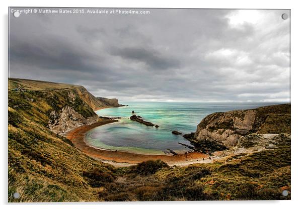 Dorset Cove Acrylic by Matthew Bates