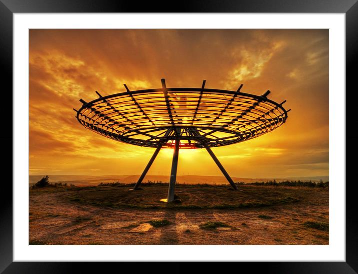  Glowing Halo Framed Mounted Print by David McCulloch