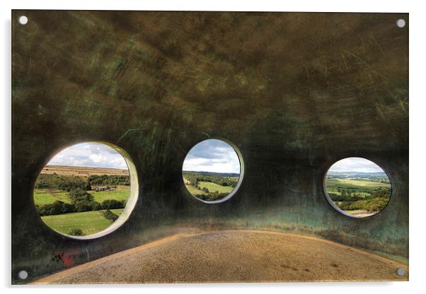  View frm the atom Acrylic by David McCulloch