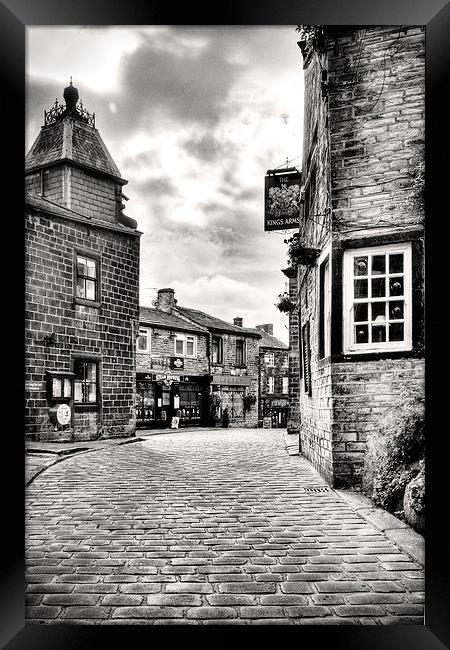  The Cobbled Street Framed Print by David McCulloch