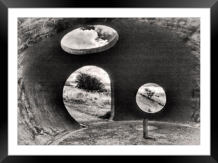  A surreal landscape Framed Mounted Print by David McCulloch