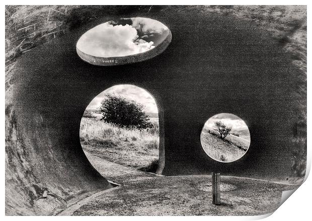 A surreal landscape Print by David McCulloch