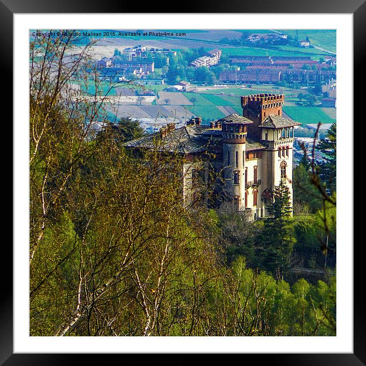  The castle on the hill Framed Mounted Print by Fabrizio Malisan