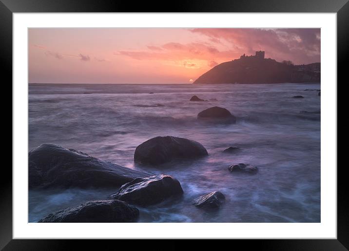  Criccieth castle Framed Mounted Print by Rory Trappe