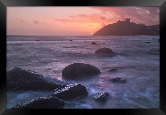  Criccieth castle Framed Print by Rory Trappe