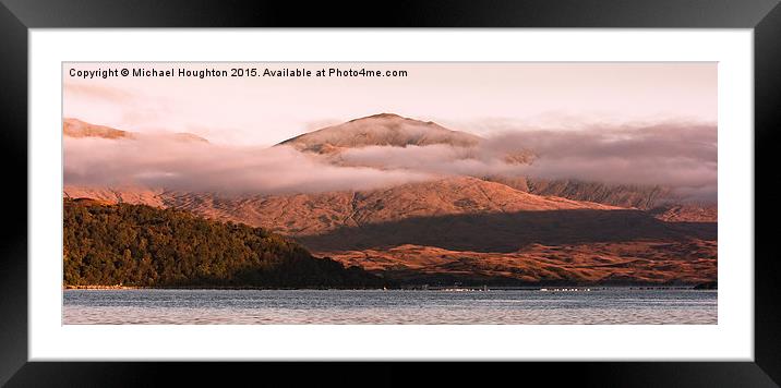  Loch Spelve Sunrise Framed Mounted Print by Michael Houghton