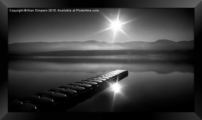  Loch Morlich Sunrise Framed Print by Alan Simpson
