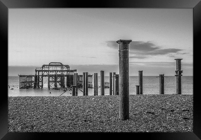 Stranded on the Beach Framed Print by Malcolm McHugh