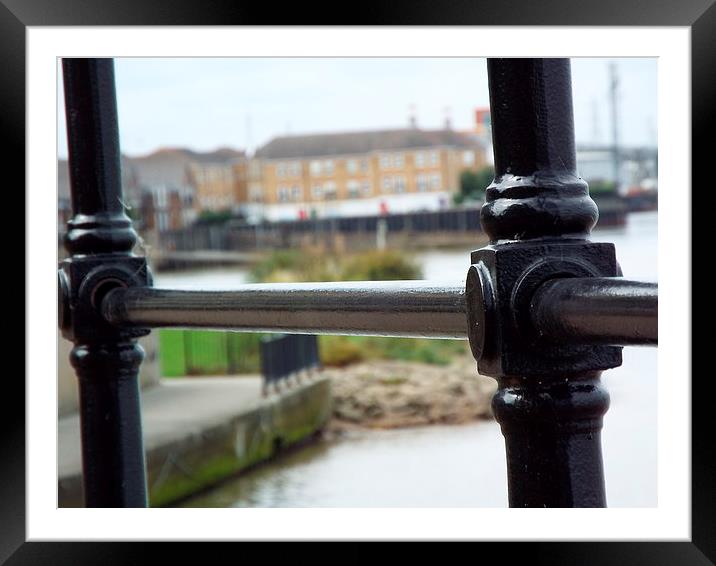  The Railing Framed Mounted Print by Ben Veal