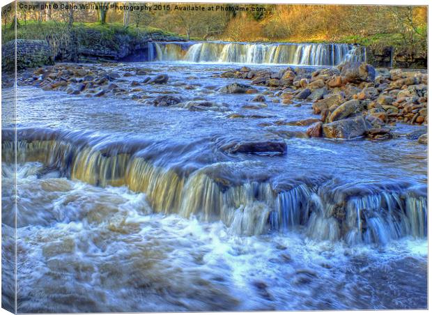Wain Wath Force, Upper Swaledale  Canvas Print by Colin Williams Photography