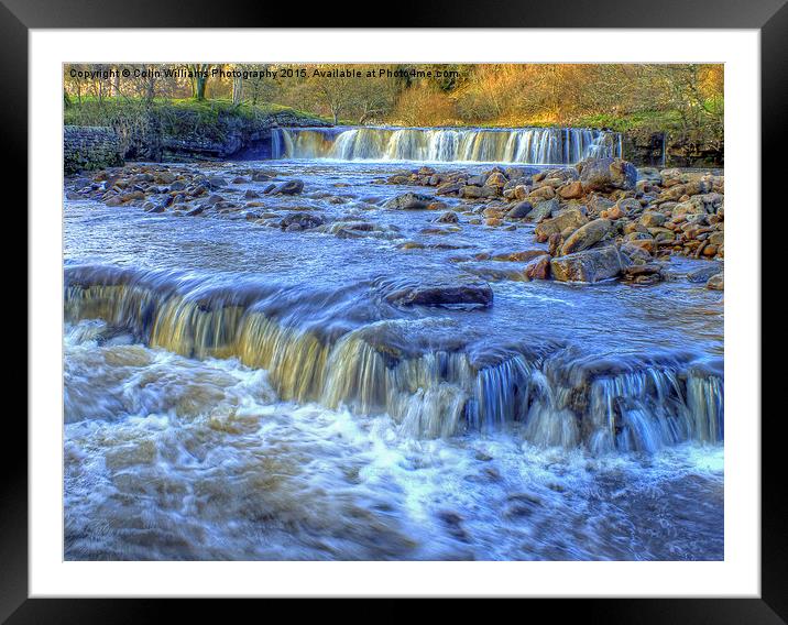Wain Wath Force, Upper Swaledale  Framed Mounted Print by Colin Williams Photography