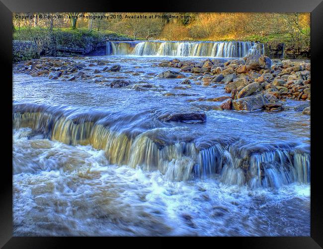 Wain Wath Force, Upper Swaledale  Framed Print by Colin Williams Photography