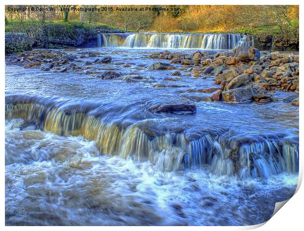 Wain Wath Force, Upper Swaledale  Print by Colin Williams Photography