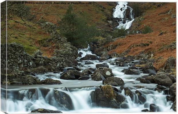  WATER EVERY WERE Canvas Print by andrew saxton