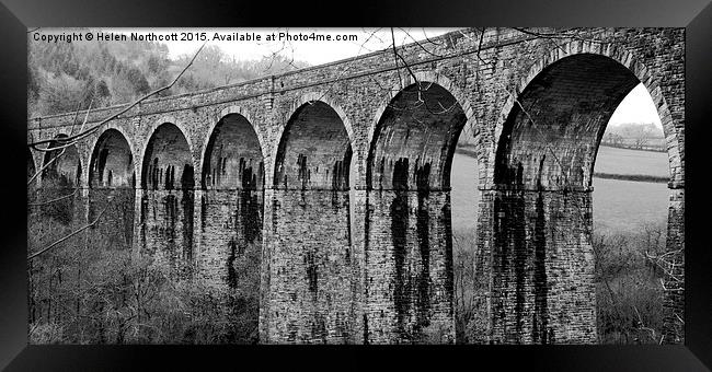  Shilla Mill Viaduct ii Framed Print by Helen Northcott