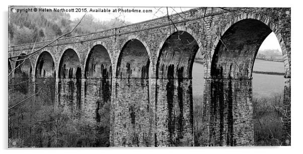  Shilla Mill Viaduct ii Acrylic by Helen Northcott
