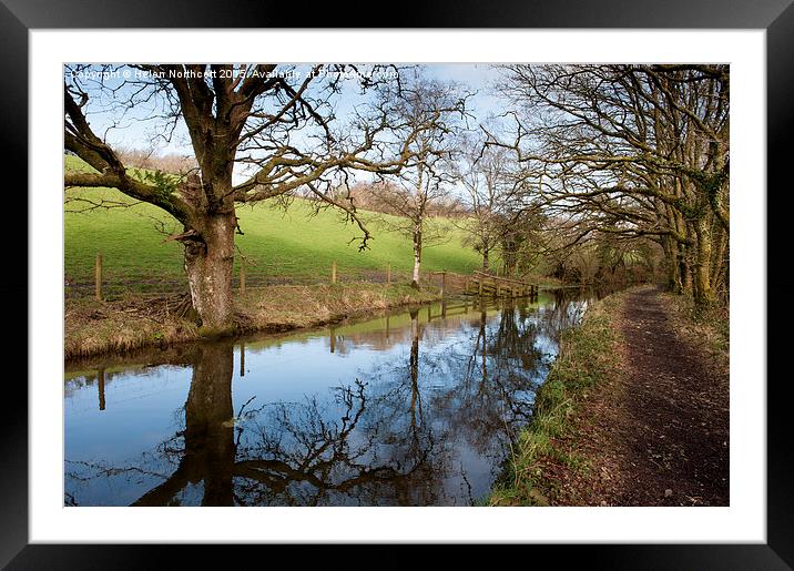 Canal Reflections Framed Mounted Print by Helen Northcott
