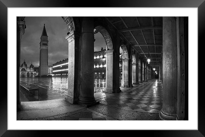 The Arches, St Marks Square, Venice Framed Mounted Print by Martin Williams