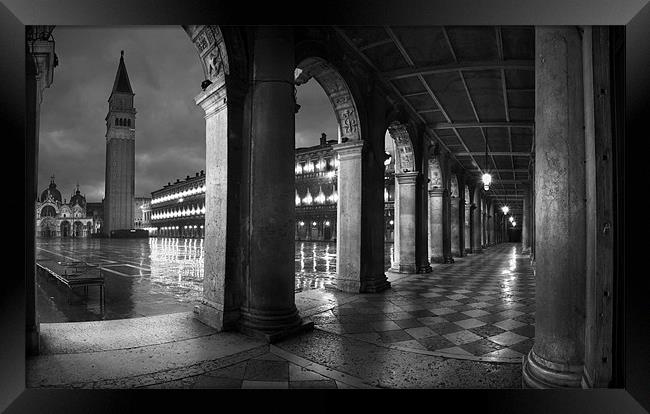 The Arches, St Marks Square, Venice Framed Print by Martin Williams