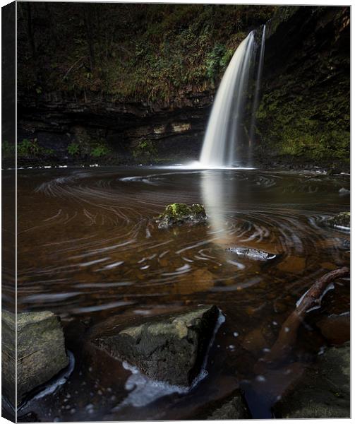  Lady Falls South Wales Canvas Print by Leighton Collins