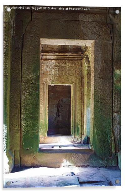  Doorways Angkor Acrylic by Brian  Raggatt