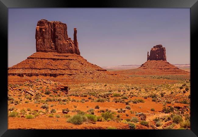 Monument Valley Framed Print by Thomas Schaeffer