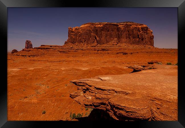 Monument Valley Framed Print by Thomas Schaeffer