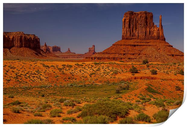 Monument Valley Print by Thomas Schaeffer