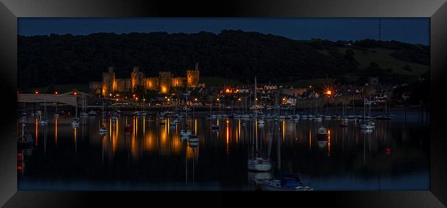  Conwy Castle Framed Print by Mark Ollier