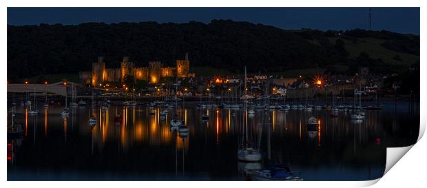  Conwy Castle Print by Mark Ollier