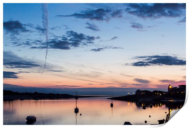  Conway Estuary (long Exposure) Print by Mark Ollier
