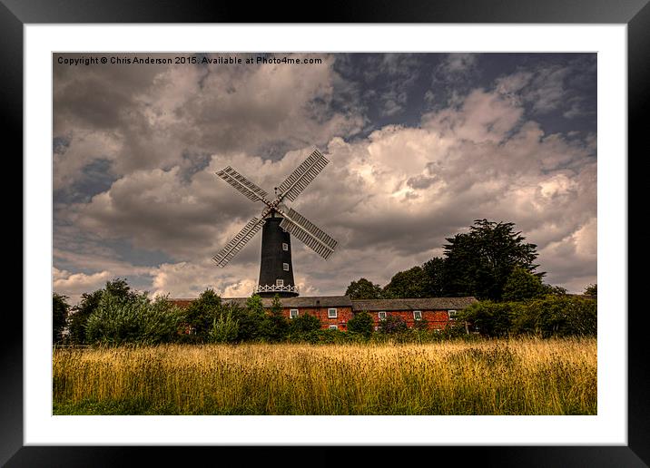  Skidby Windmill, Skidby, East Yorkshire Framed Mounted Print by Chris  Anderson