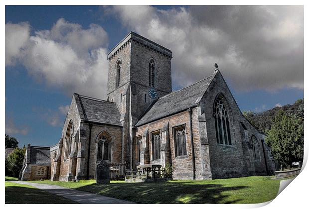  Welton Church, East Yorkshire Print by Chris  Anderson