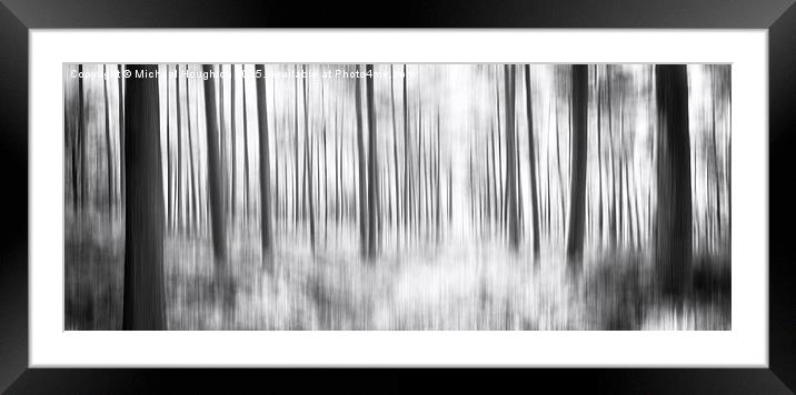  If you go down to the woods today Framed Mounted Print by Michael Houghton