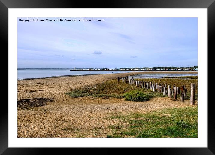  St Osyth and Brightlingsea Framed Mounted Print by Diana Mower