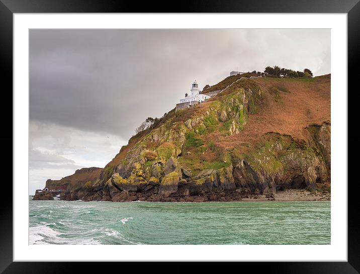 Coastal scene on Sark Framed Mounted Print by chris smith