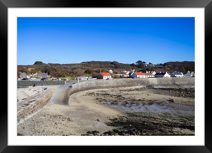 Guernsey coastline. Framed Mounted Print by chris smith